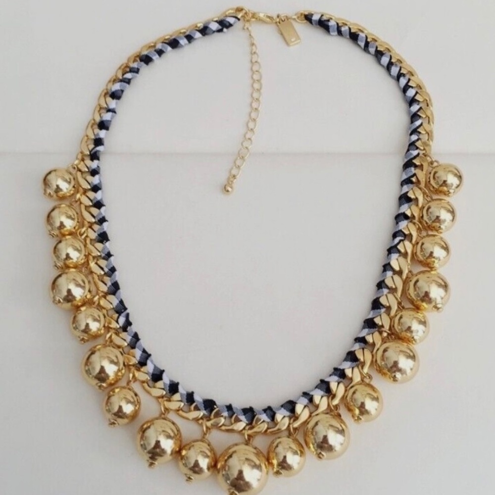 Kate Spade Pretty Pearly Crew Necklace Golden Beads - Picture 5 of 9